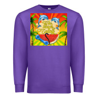 Purple the beach is calling Premium Sweatshirt - TumblerDesignByShophia