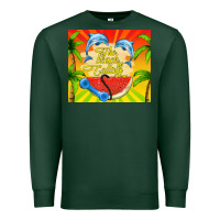 Sports Green the beach is calling Premium Sweatshirt - TumblerDesignByShophia
