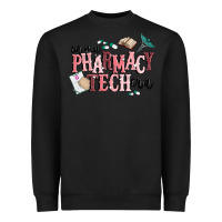 Black in my pharmacy tech era Heavyweight Sweatshirt - MaliasSmallBusiness