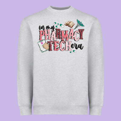 In My Pharmacy Tech Era Heavyweight Sweatshirt Designed By Maliassmallbusiness