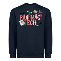 Navy in my pharmacy tech era Heavyweight Sweatshirt - MaliasSmallBusiness