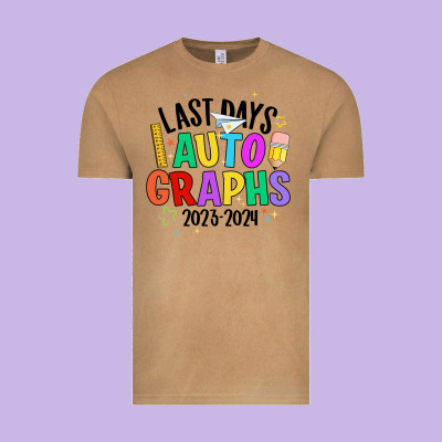 Last Days Auto Graphs Vintage Tee Designed By Jahusdesignshop