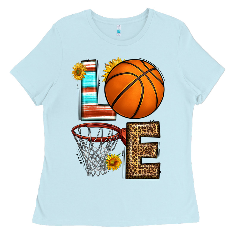 Western Basketball Love Ladies Tee by HRA Design Shop | Teevron