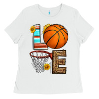 White western basketball love Ladies Tee - HRA Design Shop