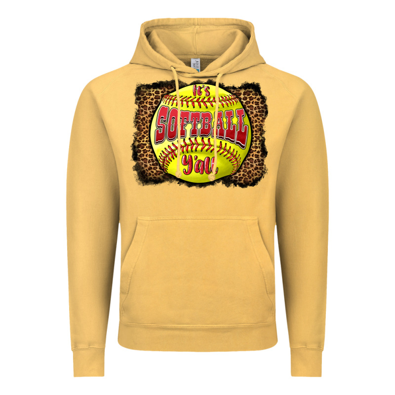 It's Softball Y'all Vintage Hoodie by LillyAllenDesigns | Teevron