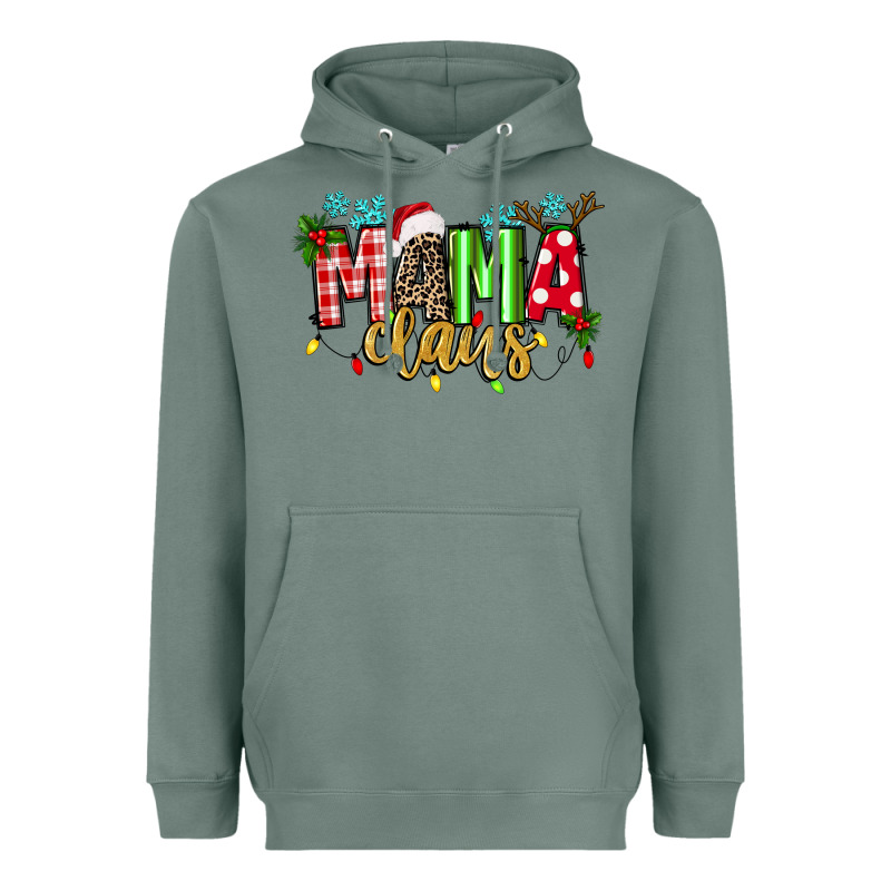 Mama Claus Heavyweight Hoodie by texasbilliewilder | Teevron