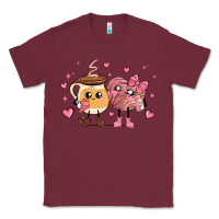 Burgundy valentines  day conchas and cafecito Classic Tee - MaliasSmallBusiness