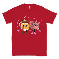 Red valentines  day conchas and cafecito Classic Tee - MaliasSmallBusiness