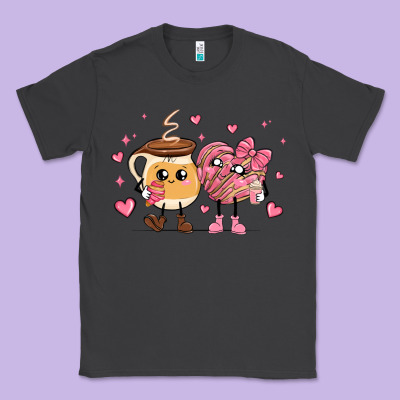 Valentines  Day Conchas And Cafecito Classic Tee Designed By Maliassmallbusiness