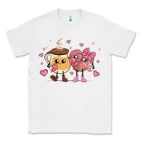 White valentines  day conchas and cafecito Classic Tee - MaliasSmallBusiness