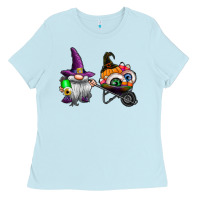 Baby Blue halloween Ladies Tee - CowhideDigitalArt