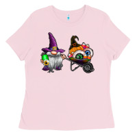 Bubblegum Pink halloween Ladies Tee - CowhideDigitalArt