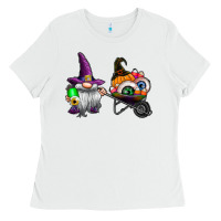 White halloween Ladies Tee - CowhideDigitalArt