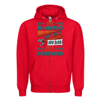 Red if nonno can't fix it we are all screwed Zipper Hoodie - Jasminsmagicworld