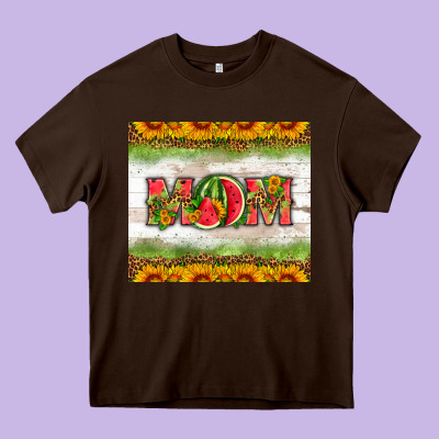 Mom Watermelon Heavy Core Tee Designed By Hra Design Shop
