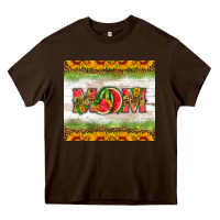 Chocolate Brown mom watermelon Heavy Core Tee - HRA Design Shop