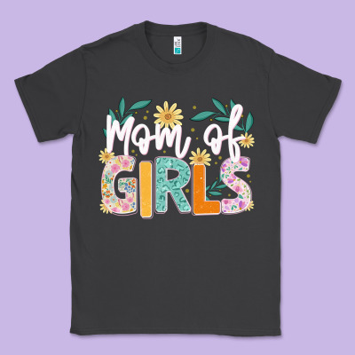 Mom Of Girls Classic Tee Designed By Jahusdesignshop