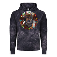 Cloud Black Western Christmas Calf Vintage Hoodie - RanaPortraitStore