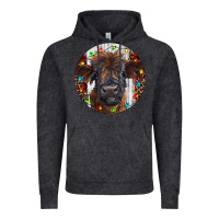 Vintage Black Western Christmas Calf Vintage Hoodie - RanaPortraitStore