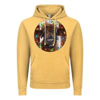 Vintage Mustard Western Christmas Calf Vintage Hoodie - RanaPortraitStore