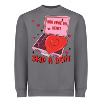 Storm heart record player Heavyweight Sweatshirt - MaliasSmallBusiness