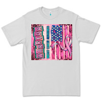 Dove Grey warrior breast cancer and american flag Premium Tee - AdoDesignShop