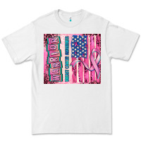 White warrior breast cancer and american flag Premium Tee - AdoDesignShop
