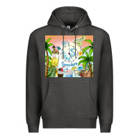 Charcoal Heather it's five o'clock somewhere Premium Hoodie - TumblerDesignByShophia