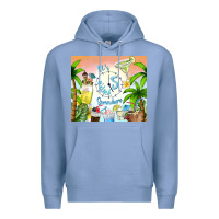 Colony Blue it's five o'clock somewhere Premium Hoodie - TumblerDesignByShophia