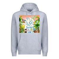 Heather Grey it's five o'clock somewhere Premium Hoodie - TumblerDesignByShophia