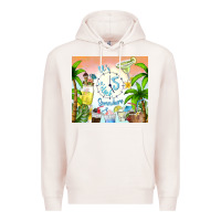 Pale Pink it's five o'clock somewhere Premium Hoodie - TumblerDesignByShophia
