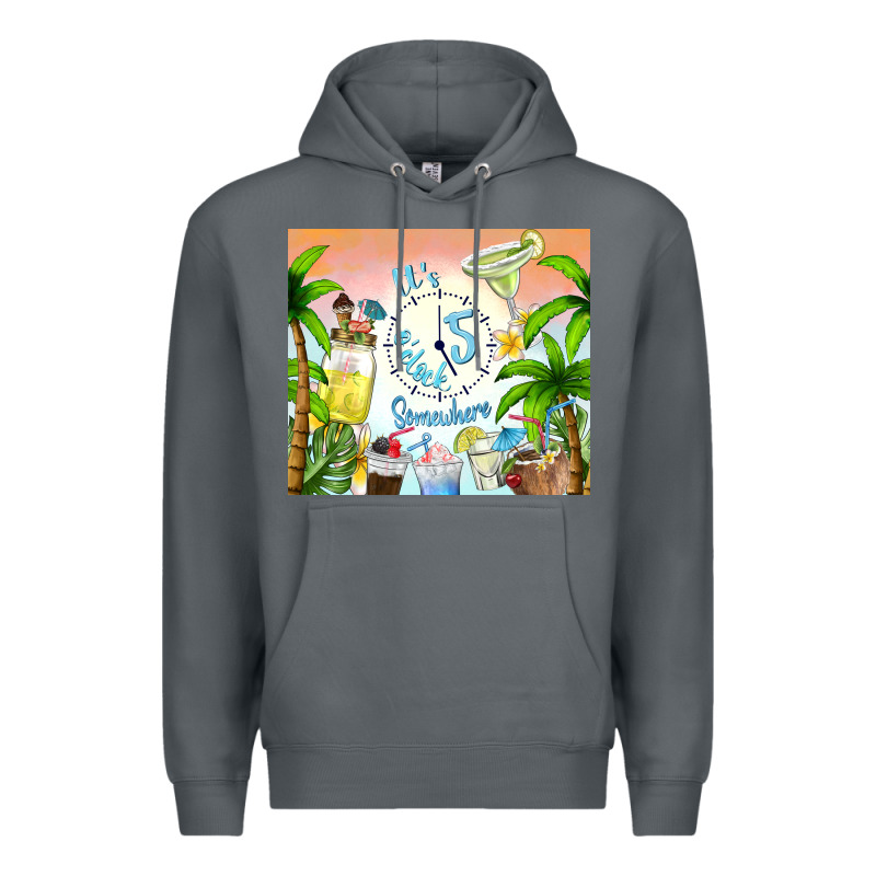 It's Five O'clock Somewhere Premium Hoodie by TumblerDesignByShophia | Teevron