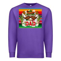 Purple nacho average dad father's day Premium Sweatshirt - TumblerDesignByShophia
