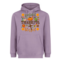Lavender Grateful thankful blessed Heavyweight Hoodie - NancyCooperArtShop