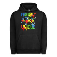 Pigment Black Perfectly unique Autism Awareness Day Urban Hoodie - FaDigitalArtStudio