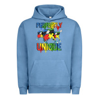Pigment Pebble Blue Perfectly unique Autism Awareness Day Urban Hoodie - FaDigitalArtStudio