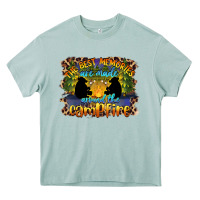 Arona the best memories are made around the campfire camping Heavy Core Tee - BarkalooDesign