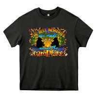 Asphalt the best memories are made around the campfire camping Heavy Core Tee - BarkalooDesign