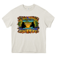 Cream the best memories are made around the campfire camping Heavy Core Tee - BarkalooDesign