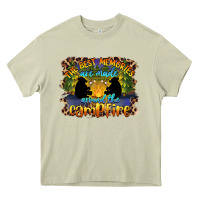 Mossy the best memories are made around the campfire camping Heavy Core Tee - BarkalooDesign
