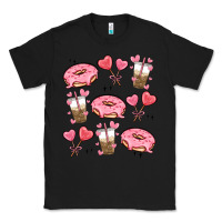 Black valentines day doodles Classic Tee - MaliasSmallBusiness