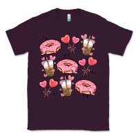 Plum valentines day doodles Classic Tee - MaliasSmallBusiness