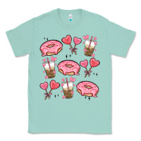 Seafoam valentines day doodles Classic Tee - MaliasSmallBusiness