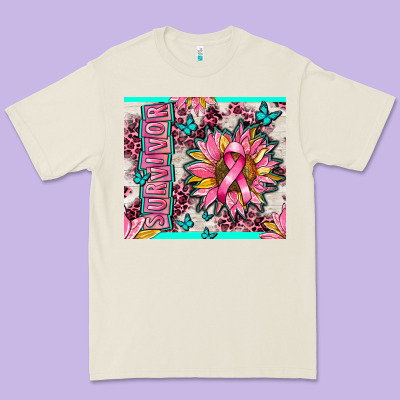 Survivor Breast Cancer Premium Tee Designed By Adodesignshop