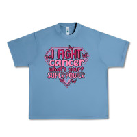 Pebble Blue i fight cancer whats your super power Urban Heavy Tee - MaliasSmallBusiness