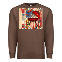 Chestnut red white and bbq usa flag Premium Sweatshirt - TumblerDesignByShophia