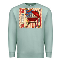 Seafoam red white and bbq usa flag Premium Sweatshirt - TumblerDesignByShophia