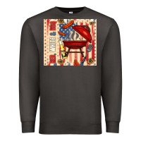 Smoke red white and bbq usa flag Premium Sweatshirt - TumblerDesignByShophia