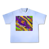 Grape Ice mardi gras fleur delis leopard and cowhide Urban Heavy Tee - AdoDesignShop