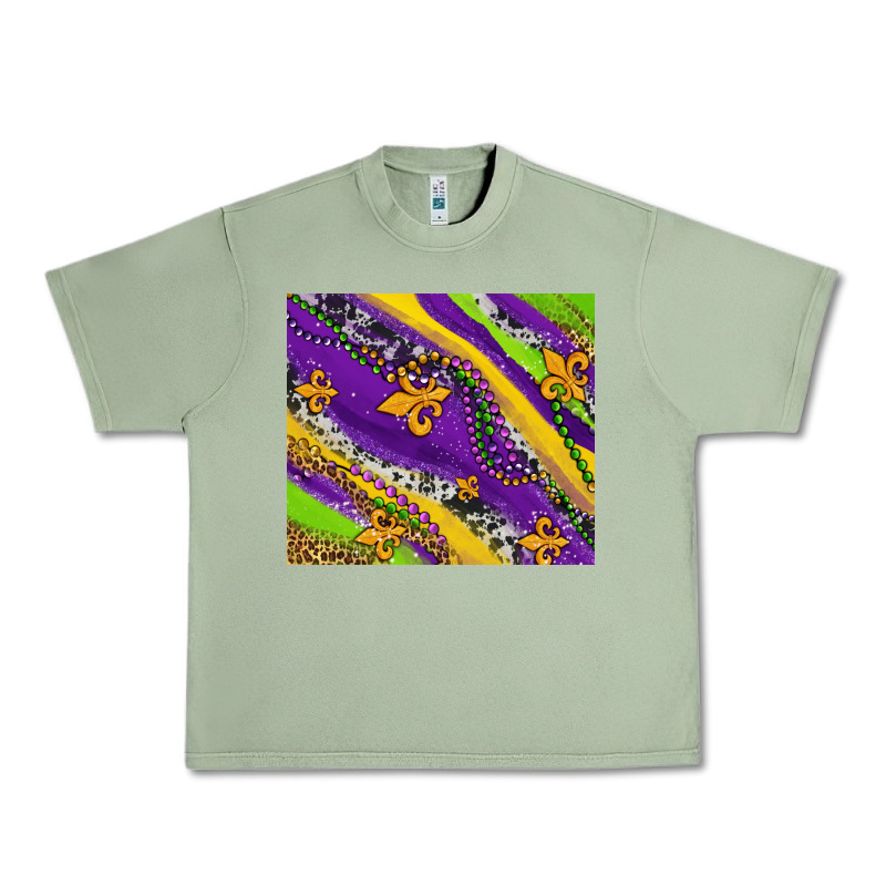 Mardi Gras Fleur Delis Leopard And Cowhide Urban Heavy Tee by AdoDesignShop | Teevron
